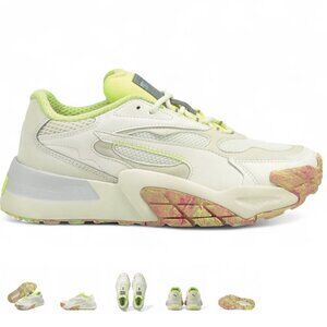 NWT PUMA HEDRA CHAOS IN MARSHMALLOS FIZZY YELLOW SZ 7.5 W